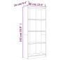 Libreria 4 Ripiani Grigio Sonoma 60x24x142 cm Legno Multistrato Libreria 4 Ripiani Grigio Sonoma 60x24x142 cm Legno Multistrato