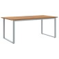 vidaXL Set da Pranzo da Giardino 5 Pezzi in Legno Massello di Acacia e Metallo vidaXL Set da Pranzo da Giardino 5 Pezzi in Legno Massello di Acacia e Metallo