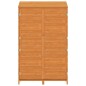 Capanno da Giardino Marrone 102x52x174,5cm Legno Massello Abete