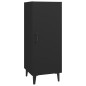 Credenza Nera 34,5x34x90 cm in Legno Multistrato Credenza Nera 34,5x34x90 cm in Legno Multistrato