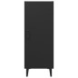 Credenza Nera 34,5x34x90 cm in Legno Multistrato Credenza Nera 34,5x34x90 cm in Legno Multistrato