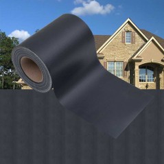vidaXL Set di 2 schermi per privacy da giardino in PVC, 35x0,19 m, grigio scuro e opaco