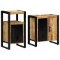 vidaXL Set di mobili per il bagno 2 pcs Legno di mango solido e grezzo vidaXL Set di mobili per il bagno 2 pcs Legno di mango solido e grezzo