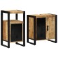 vidaXL Set di mobili per il bagno 2 pcs Legno di mango solido e grezzo vidaXL Set di mobili per il bagno 2 pcs Legno di mango solido e grezzo