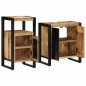 vidaXL Set di mobili per il bagno 2 pcs Legno di mango solido e grezzo vidaXL Set di mobili per il bagno 2 pcs Legno di mango solido e grezzo