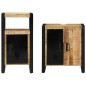 vidaXL Set di mobili per il bagno 2 pcs Legno di mango solido e grezzo vidaXL Set di mobili per il bagno 2 pcs Legno di mango solido e grezzo