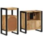 vidaXL Set di mobili per il bagno 2 pcs Legno di mango solido e grezzo vidaXL Set di mobili per il bagno 2 pcs Legno di mango solido e grezzo