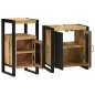 vidaXL Set di mobili per il bagno 2 pcs Legno di mango solido e grezzo vidaXL Set di mobili per il bagno 2 pcs Legno di mango solido e grezzo