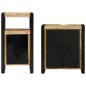 vidaXL Set di mobili per il bagno 2 pcs Legno di mango solido e grezzo vidaXL Set di mobili per il bagno 2 pcs Legno di mango solido e grezzo