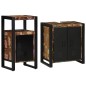 vidaXL Set di mobili per il bagno 2 pcs legno massello di riciclo vidaXL Set di mobili per il bagno 2 pcs legno massello di riciclo