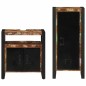 vidaXL Set di mobili per il bagno 2 pcs Legno massello riciclato