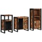 vidaXL Set di mobili per il bagno 3 pcs Legno massello riciclato
