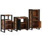 vidaXL Set di mobili per il bagno 3 pcs Legno massello riciclato