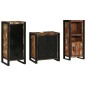 vidaXL Set di mobili per il bagno 3 pcs Legno massello riciclato