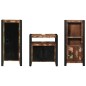 vidaXL Set di mobili per il bagno 3 pcs Legno massello riciclato