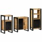 vidaXL Set di mobili per il bagno 3 pcs Legno di mango massello