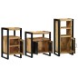 vidaXL Set di mobili per il bagno 3 pcs Legno di mango massello