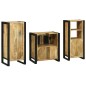 vidaXL Set di mobili per il bagno 3 pcs Legno di mango massello