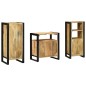 vidaXL Set di mobili per il bagno 3 pcs Legno di mango massello
