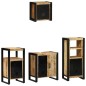 vidaXL Set di mobili per il bagno 4 pcs Legno di mango massello