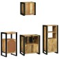 vidaXL Set di mobili per il bagno 4 pcs Legno di mango massello