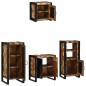 vidaXL Set di mobili per il bagno 4 pcs Legno massello riciclato