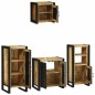 vidaXL Set di mobili per il bagno 4 pcs Legno di mango massello