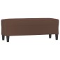 Panca Marrone 100x35x41 cm in Similpelle Panca Marrone 100x35x41 cm in Similpelle