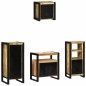 vidaXL Set di mobili per il bagno 4 pcs Legno di mango massello