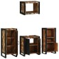 vidaXL Set di mobili per il bagno 4 pcs Legno massello riciclato