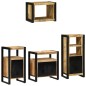 vidaXL Set di mobili per il bagno 4 pcs Legno di mango massello