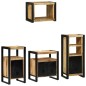 vidaXL Set di mobili per il bagno 4 pcs Legno di mango massello