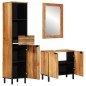 vidaXL Set di mobili per il bagno 3 pezzi in legno massello di acacia vidaXL Set di mobili per il bagno 3 pezzi in legno massello di acacia