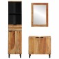 vidaXL Set di mobili per il bagno 3 pezzi in legno massello di acacia vidaXL Set di mobili per il bagno 3 pezzi in legno massello di acacia