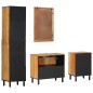 vidaXL Set di mobili da bagno in legno massello di acacia marrone vidaXL Set di mobili da bagno in legno massello di acacia marrone