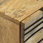 vidaXL Sideboards 2 pcs Marrone Media Legno di mango massello