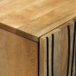 vidaXL Set di mobili per il bagno 3 pcs Marrone Media Legno Massello vidaXL Set di mobili per il bagno 3 pcs Marrone Media Legno Massello