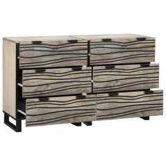 vidaXL Sideboards con cassetto Altro con archiviazione 2 pcs Bianco 60 x 33,5 x 75 cm