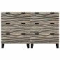 vidaXL Sideboards con cassetto Altro con archiviazione 2 pcs Bianco 60 x 33,5 x 75 cm