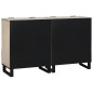 vidaXL Sideboards con cassetto Altro con archiviazione 2 pcs Bianco 60 x 33,5 x 75 cm