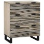 vidaXL Set di mobili per il bagno 3 pcs Bianco 180 x 33 x 75 cm