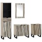vidaXL Set di mobili per il bagno 4 pcs Marrone Noce 38 x 33 x 160 cm vidaXL Set di mobili per il bagno 4 pcs Marrone Noce 38 x 33 x 160 cm