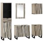 vidaXL Set di mobili per il bagno 5 pcs Marrone Noce 38 x 33 x 160 cm vidaXL Set di mobili per il bagno 5 pcs Marrone Noce 38 x 33 x 160 cm
