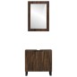 vidaXL Set di mobili per il bagno 2 pcs Noce Marrone Standard vidaXL Set di mobili per il bagno 2 pcs Noce Marrone Standard