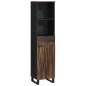 vidaXL Set di mobili per il bagno 3 pcs Marrone Noce 38 x 33 x 160 cm