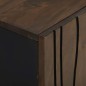 vidaXL Set di mobili per il bagno 3 pcs Marrone Noce 38 x 33 x 160 cm