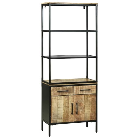 Highboard vidaXL 70x35x180 cm Legno massello di mango