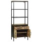 Highboard vidaXL 70x35x180 cm Legno massello di mango