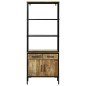 Highboard vidaXL 70x35x180 cm Legno massello di mango