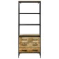 Highboard vidaXL 70x35x180 cm Legno Mango Grezzo Solido